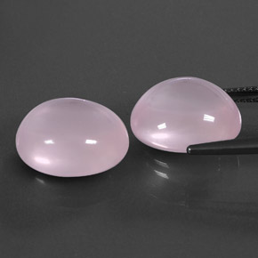 Achetez naturel 20,31ct rose quartz rose gems, transparent, en provenance afrique du sud chez gemselect. en stock, livraison internationale!