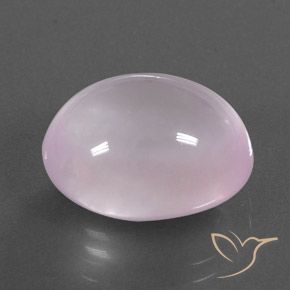 Quartz rose Rose clair naturelle ovale, 15.35 ct, Transparent / Translucide