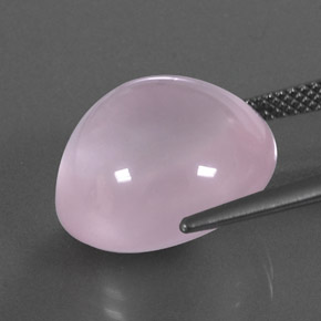 Quartz Rose Rose bubblegum naturelle Transparent, 15.44 ct, Transparent / Translucide