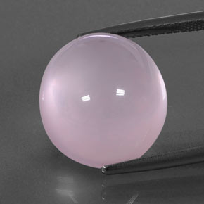 Quartz rose rose naturelle transparent, 17,22 ct, transparent / translucide