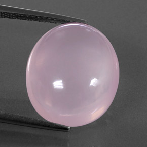 Quartz rose rose naturelle transparent, 13,04 ct, transparent / translucide