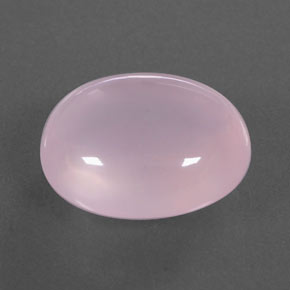 Quartz rose rose naturelle transparent, 13,04 ct, transparent / translucide