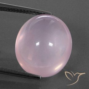 13.96ct Naturel Rose clair Quartz Rose, ovale, Transparent / Translucide