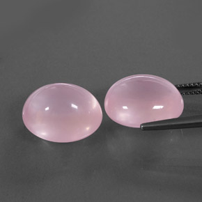 Achetez naturel ct rose quartz rose gems, transparent, en provenance afrique du sud chez gemselect. en stock, livraison internationale!