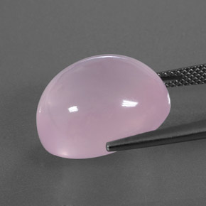 Quartz rose rose naturelle transparent, 18,91 ct, transparent / translucide