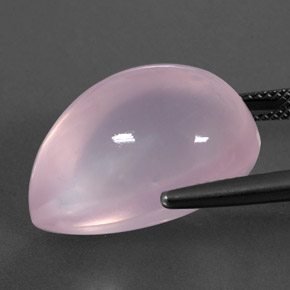 Quartz Rose Rose bubblegum naturelle Transparent, 27.39 ct, Transparent / Translucide