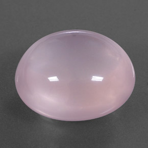 Quartz rose rose naturelle transparent, 24,65 ct, transparent / translucide