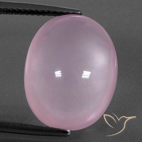 Quartz rose rose naturelle transparent, 14,26 ct, transparent / translucide