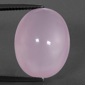 Quartz rose rose naturelle transparent, 17,74 ct, transparent / translucide