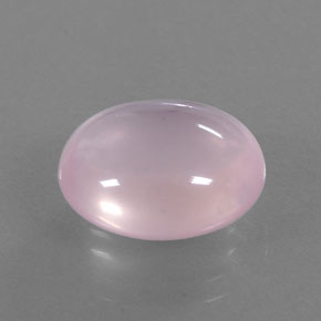 Quartz rose rose naturelle transparent, 9,04 ct, transparent / translucide