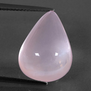 Quartz rose rose naturelle transparent, 14,17 ct, transparent / translucide