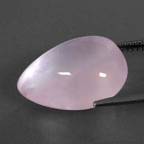 Quartz rose rose naturelle transparent, 14,17 ct, transparent / translucide