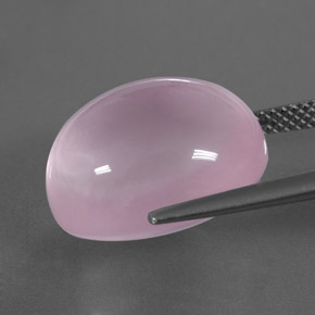 Quartz Rose Rose clair naturelle Transparent, 15.86 ct, Transparent / Translucide