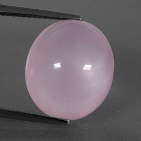 Quartz rose rose naturelle transparent, 11,79 ct, transparent / translucide