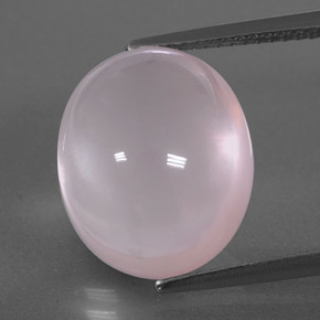 Quartz rose rose naturelle transparent, 12,53 ct, transparent / translucide
