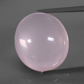 Quartz rose rose naturelle transparent, 13,52 ct, transparent / translucide