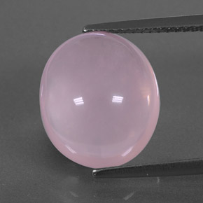 Quartz rose rose naturelle transparent, 8,30 ct, transparent / translucide