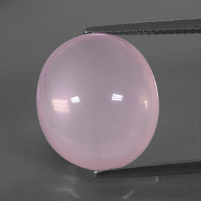 Quartz rose rose naturelle transparent, 13,33 ct, transparent / translucide