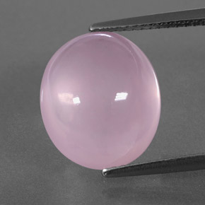 Quartz rose rose naturelle transparent, 8,37 ct, transparent / translucide