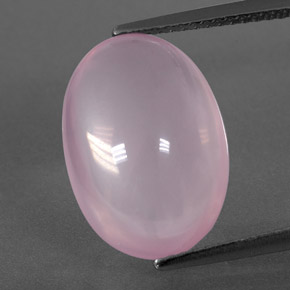 Quartz rose rose naturelle transparent, 8,02 ct, transparent / translucide