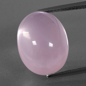 Quartz rose rose naturelle transparent, 11,24 ct, transparent / translucide