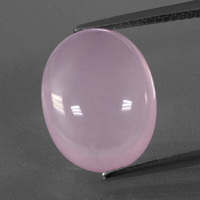 Quartz rose rose naturelle transparent, 8,65 ct, transparent / translucide