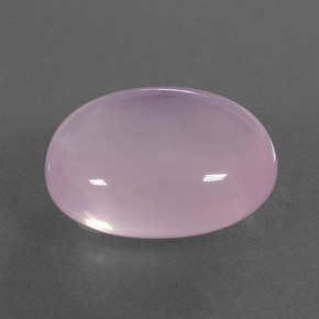 Quartz rose rose naturelle transparent, 8,65 ct, transparent / translucide