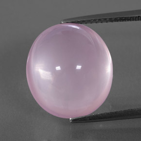 Quartz rose rose naturelle transparent, 14,13 ct, transparent / translucide