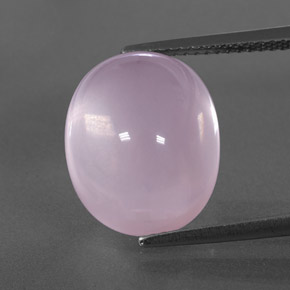 Quartz rose rose naturelle transparent, 11,35 ct, transparent / translucide