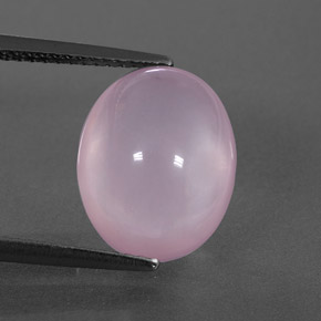 Quartz rose rose naturelle transparent, 6,54 ct, transparent / translucide