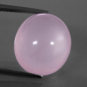 Quartz rose rose naturelle transparent, 11,45 ct, transparent / translucide