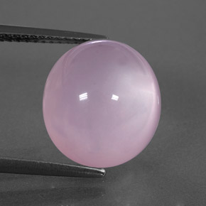 Quartz rose rose naturelle transparent, 10,67 ct, transparent / translucide