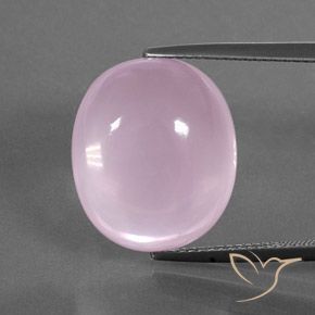 17.98ct Naturel Rose bubblegum Quartz Rose, ovale, Transparent
