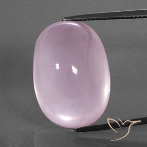 36.17ct Naturel Rose clair Quartz Rose, ovale, Transparent
