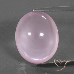 13.83ct Naturel Rose clair Quartz Rose, ovale, Transparent
