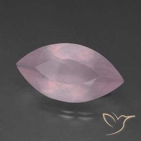 Quartz rose Rose moyen naturelle Marquise, 20.36 ct, Transparent