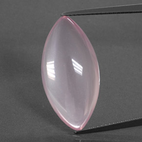 Quartz Rose Rose bubblegum naturelle Marquise, 12.65 ct, Transparent