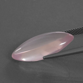 Quartz Rose Rose bubblegum naturelle Marquise, 12.65 ct, Transparent