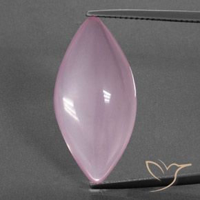 16.11ct Naturel Rose Quartz Rose, Marquise, Transparent