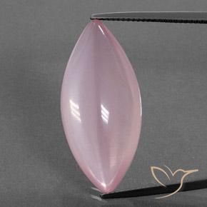 21.90ct Naturel Rose rosé moyen Quartz rose, Marquise, Transparent