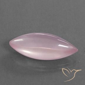 Quartz rose Rose rosé moyen naturelle Marquise, 21.90 ct, Transparent
