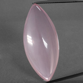 Quartz rose rose naturelle marquise, 33,77 ct, transparent