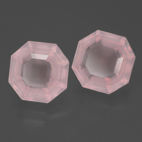 Achetez naturel 11,30ct rose quartz rose gems, taille émeraude, en provenance afrique du sud chez gemselect. en stock, livraison internationale!