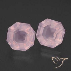 Achetez naturel 8,91ct rose quartz rose gems, taille émeraude, en provenance afrique du sud chez gemselect. en stock, livraison internationale!