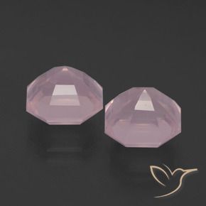 Achetez naturel 8,91ct rose quartz rose gems, taille émeraude, en provenance afrique du sud chez gemselect. en stock, livraison internationale!