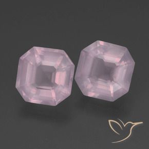Shop natural 6.00ct Rose clair Quartz rose gems, Octogone / coupe Émeraude, from Afrique du Sud at GemSelect. In stock, global shipping!
