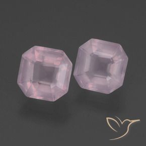 Shop natural 3.87ct Rose bubblegum Quartz rose gems, Octogone / coupe Émeraude, from Afrique du Sud at GemSelect. In stock, global shipping!