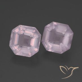 Shop natural 7.68ct Rose clair Quartz rose gems, Octogone / coupe Émeraude, from Afrique du Sud at GemSelect. In stock, global shipping!