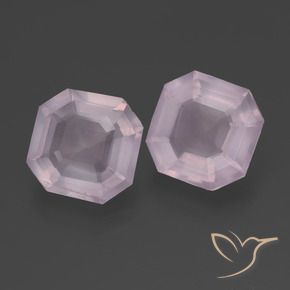 Shop natural 4.85ct Rose clair Quartz rose gems, Octogone / coupe Émeraude, from Afrique du Sud at GemSelect. In stock, global shipping!