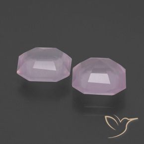 Shop natural 4.85ct Rose clair Quartz rose gems, Octogone / coupe Émeraude, from Afrique du Sud at GemSelect. In stock, global shipping!